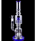 Glacial Fusion - 15" Tree Perc to Matrix Perc Bong