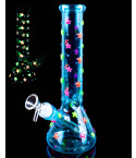 Cosmic Coral Glow In The Dark Beaker Bong