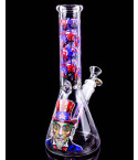 Uncle Sam Glow In The Dark Beaker Bong