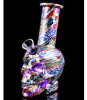Mystic Skull Glass Mini Bong