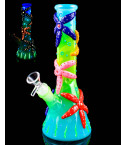 Neon Reef Glow in the Dark Beaker Bong
