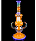 Cosmic Carnival Wigwag Bong - Purple