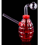 Heavy Colored Grenade Oil Rig w/ Oil Burner Pipe