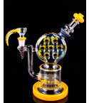 Crimson Seven Shooter Revolver Bong - Yellow