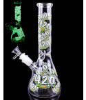 Cloud Nine 420 Glow In the Dark Bong - Crazy Glow!!