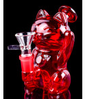 Lucky Cat Mini Bong - Red