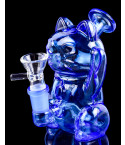 Lucky Cat Mini Bong - Blue