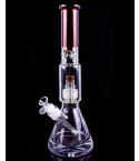 Cyclone Chamber – 16” Thick Glass Beaker Bong - Amber