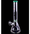 The Straight Shooter – 16" Extra Thick Beaker Bong - Jade Green