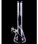 The Straight Shooter – 16" Extra Thick Beaker Bong - Teal