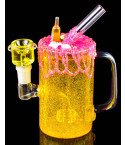 Mangonata Margarita Mug Bong With Glow in The Dark Pink Slush