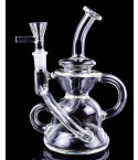 The Conquest - 3 Arm Concave Designed Recycler Bong