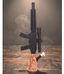 24″ Thick Glass Rifle Beaker Bong “Countertop Cannon”