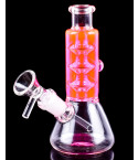 Haze Froster - Mini Freezable Glycerin Beaker Bong  - Pink