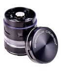 The Avatar - Chromium Crusher® - Precision Four-Part Glass Hybrid Grinder - 63MM - Black
