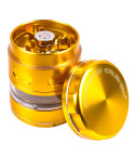 The Avatar - Chromium Crusher® - Precision Four-Part Glass Hybrid Grinder - 63MM - Gold