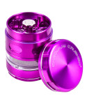 The Avatar - Chromium Crusher® - Precision Four-Part Glass Hybrid Grinder - 63MM - Purple