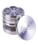 SmokeDay Static Lightning Grinder (63mm) - Silver