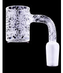 4mm Thick Flat Top Large Capacity Designed Quartz Banger - 14mm Male