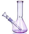 Rosy Ripple Mini Bong - Pink