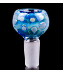 The Aqurias - 14mm Male Bubble Trap Work Bowl - Blue