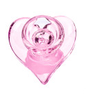 Pink Heart Bowl/Slide - 14mm Male