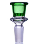 PureDraw - 14mm Male Dry Herb Bowl w/ Built-in Screen - Green