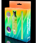 Clover Glass Freezable Glycerin Glass Nectar Collector - Green