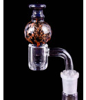 Dichroic Ball Carb Cap - Black