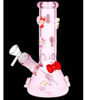Wassup Hello Kitty Beaker Bong - GLOWS!!