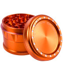 The Loyal - Chromium Crusher® - Precision Four-Part Large Grip Edge Grinder - 62MM - Orange