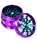 Dizzy Devil - Lightning Four Piece Grinder - 63mm - Purple