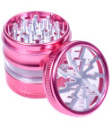 SmokeDay's - Lightning Four Piece Grinder w/ Large Window - 63mm