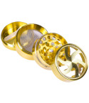 Windmill Dual Four Part Grinder - 40MM - Gold