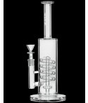 GRAV® Clear Coil Showerhead Water Pipe Bong