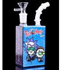 Rick and Morty Space Odyssey Glow in the dark Juice Box Bong - Blue