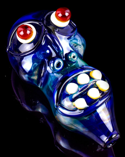 Alien Scream Glass Hand Pipe