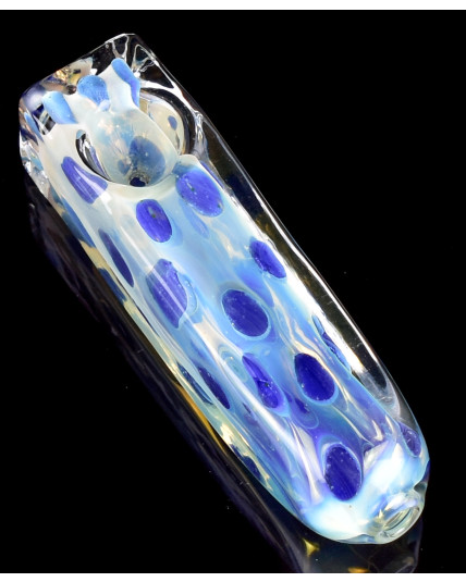 3.75" Brick Shaped Extra Heavy Triangled Glass Spoon Hand Pipe