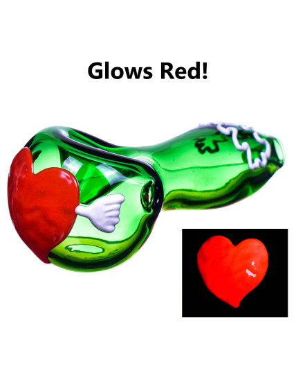 The Power Of Love - 3" Glow In The Dark Heart