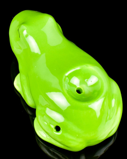Froggy Blaze Frog Ceramic Hand Pipe