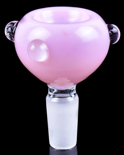 Triclops Orb - 14mm Male Dry Herb Bowl - Milk Pink