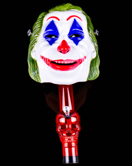 The Jokers Gas Mask Bong - Includes Acrylic Water Pipe - Full Set