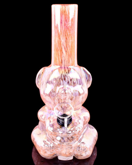 SmokeDay's Honey Bear Bong - Pink Color Blast