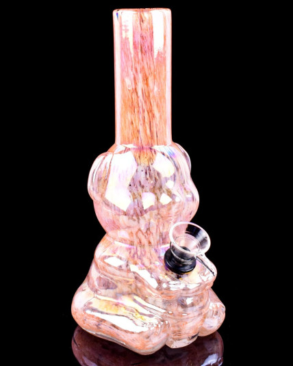 SmokeDay's Honey Bear Bong - Pink Color Blast