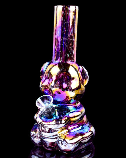 SmokeDay's Honey Bear Bong - Rainbow