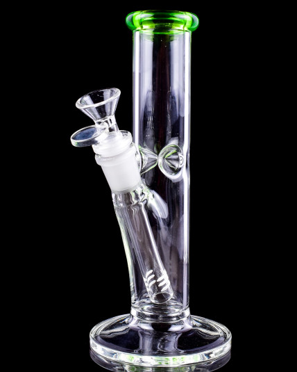 Ice Floe - 8" Cylinder Straight Tube Bong w/ Ice Catcher