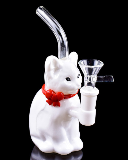 Bow-Tie Cute Kitty Mini Bong