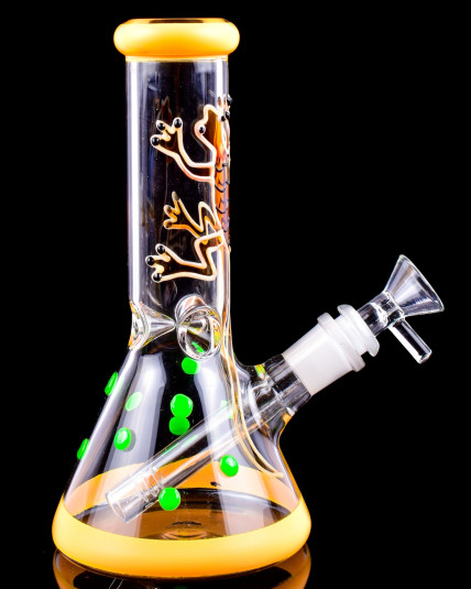 Luminous Chameleon Mini Glow In The Dark Beaker Bong