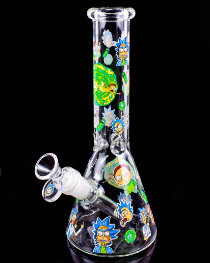 Portal Panic Rick & Morty Beaker Bong
