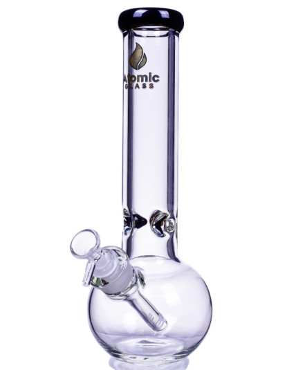 Atomic Glass - 12" Simple Round Bottom - Super Thick 9mm 